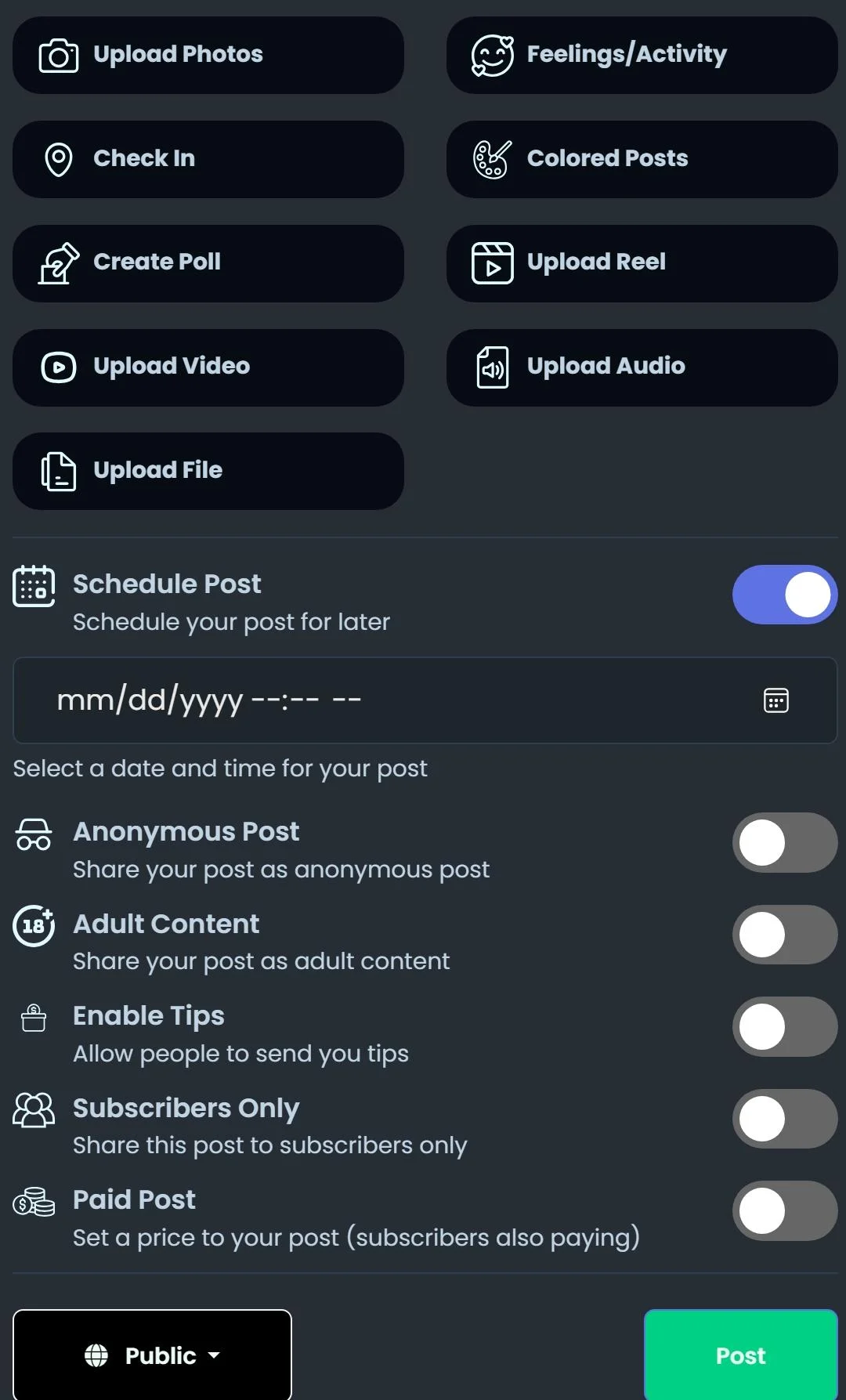 🔥Feature - 📅Schedule Posts
