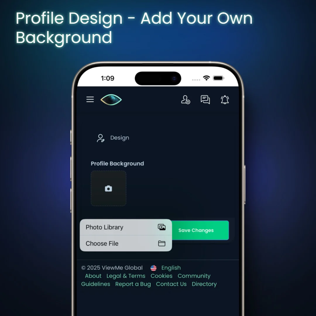 🔥Feature - Profile Wallpaper