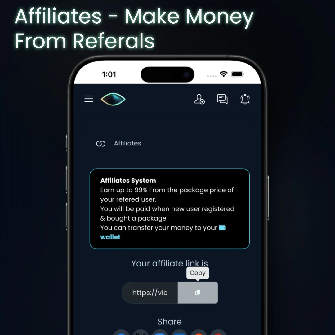 🔥Feature - 🔌Affiliate system